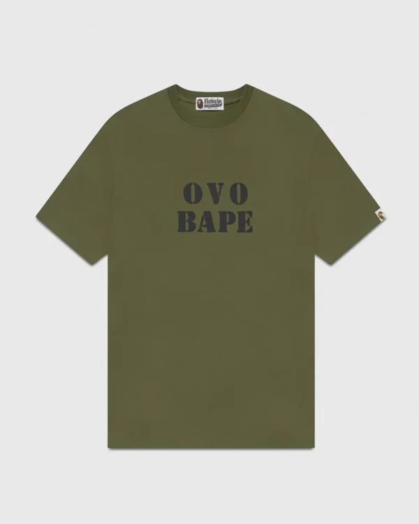 BAPE X OVO Stencil T-Shirt