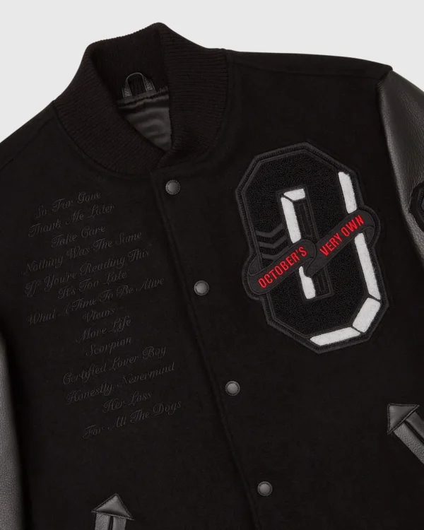 For All The Dogs OVO Varsity Jacket