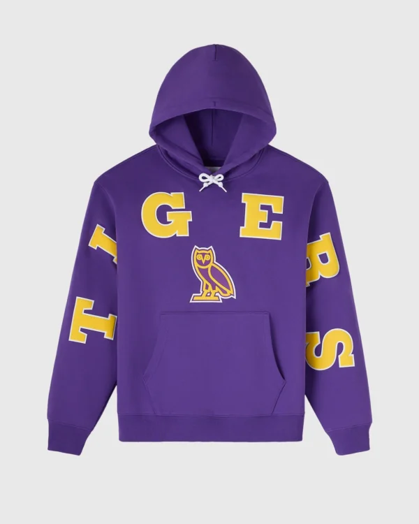 OVO LSU TIGERS PRINT HOODIE