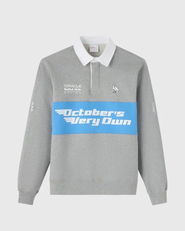 RED BULL RACING FLEECE RUGBY SWEATSHIRT