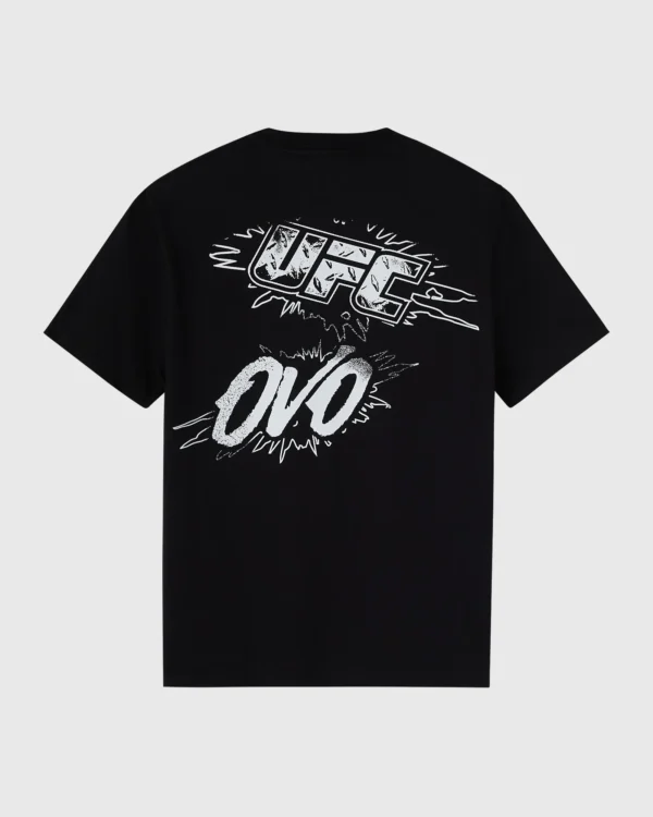 OVO UFC FIGHTERS BLACK T-SHIRT