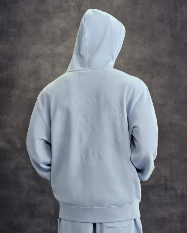 OVO TONAL STITCH FULL-ZIP HOODIE