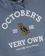 BLUE COLLEGIATE OVO HOODIE