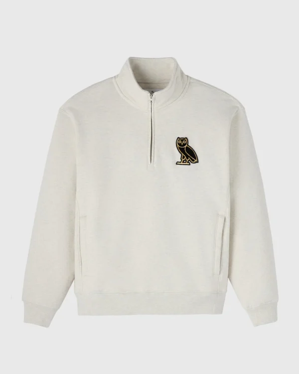 MINI OG OVO QUARTER-ZIP MOCKNECK SWEATSHIRT