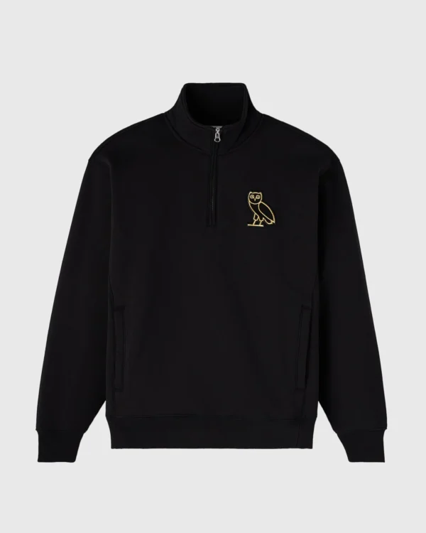 MINI OG OVO QUARTER-ZIP MOCKNECK SWEATSHIRT