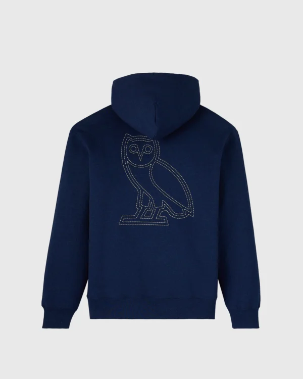 OMEGA OVO CONTRAST STITCH HOODIE