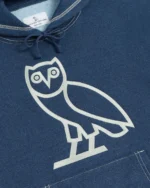 OWL OVO INDIGO-DYED HOODIE