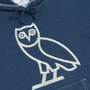 OWL OVO INDIGO-DYED HOODIE