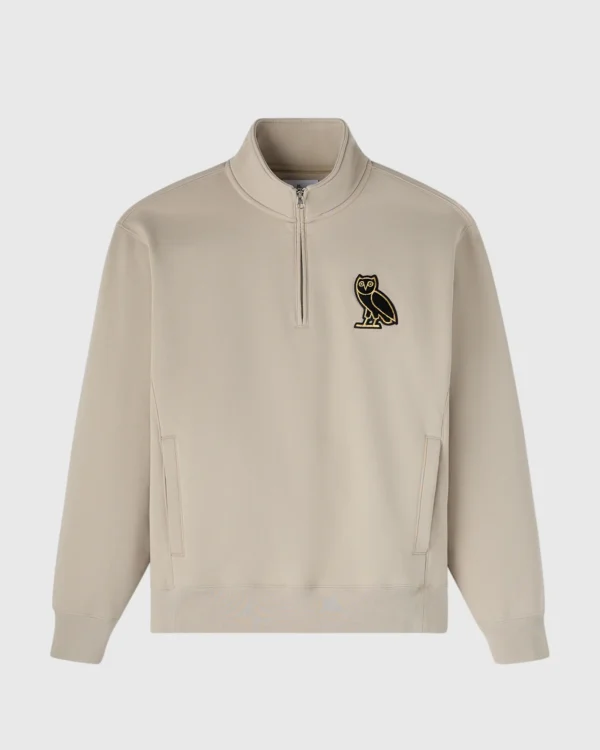 MINI OG OVO QUARTER-ZIP MOCKNECK SWEATSHIRT