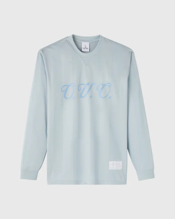 OVO RETRO SCRIPT LONG-SLEEVE SOCCER JERSEY