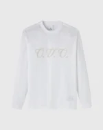 OVO RETRO SCRIPT LONG-SLEEVE SOCCER JERSEY