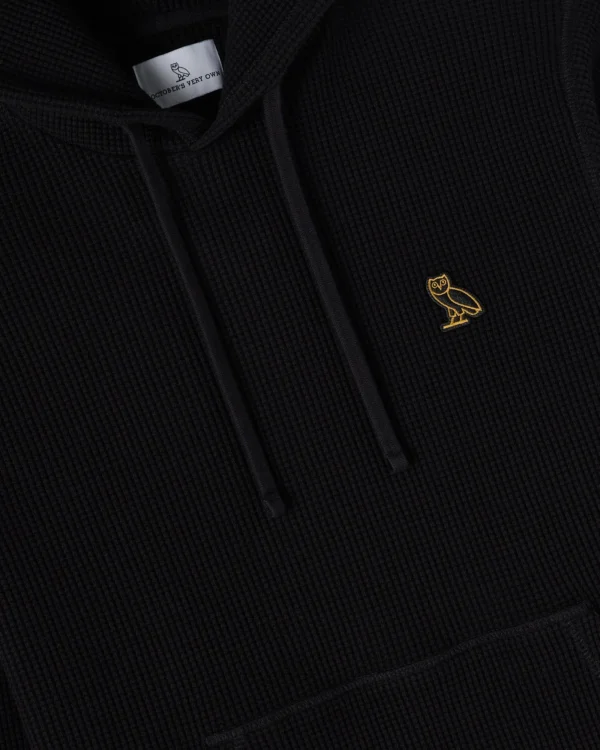 JERSEY LINED WAFFLE OVO HOODIE