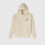 JERSEY LINED WAFFLE OVO HOODIE