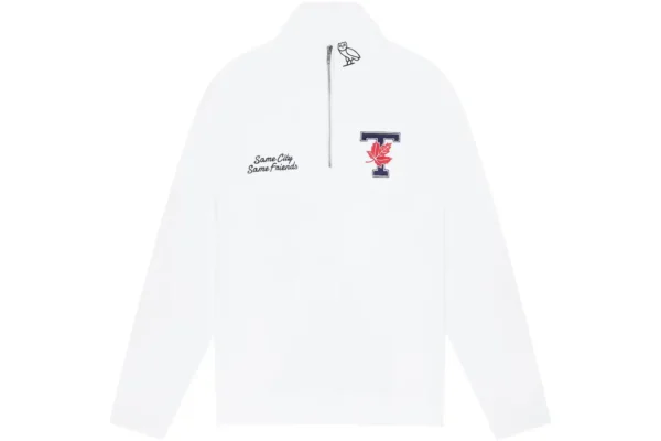 OVO x University of Toronto Quarter Zip Sweatshirt