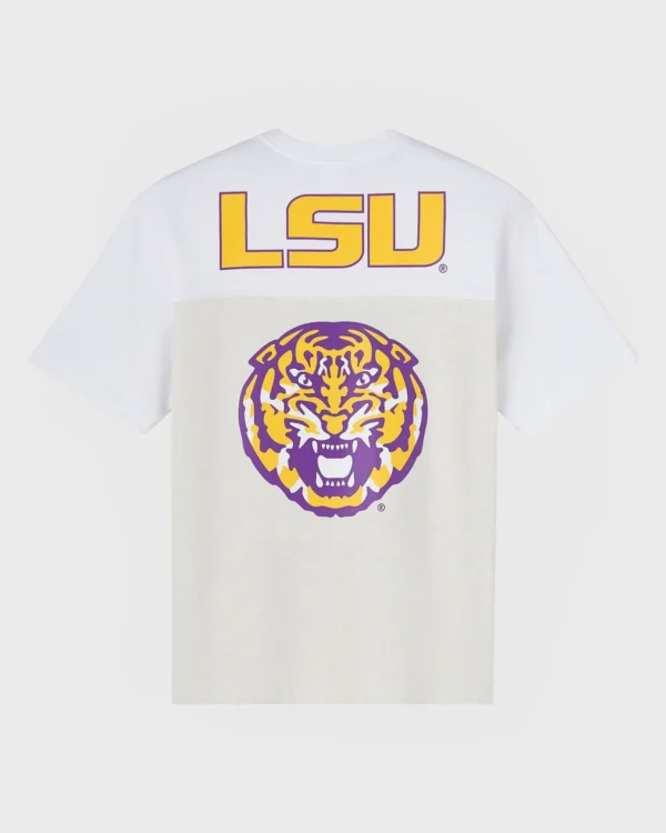 LSU TIGERS PANELED T-SHIRT
