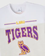 LSU TIGERS PANELED T-SHIRT