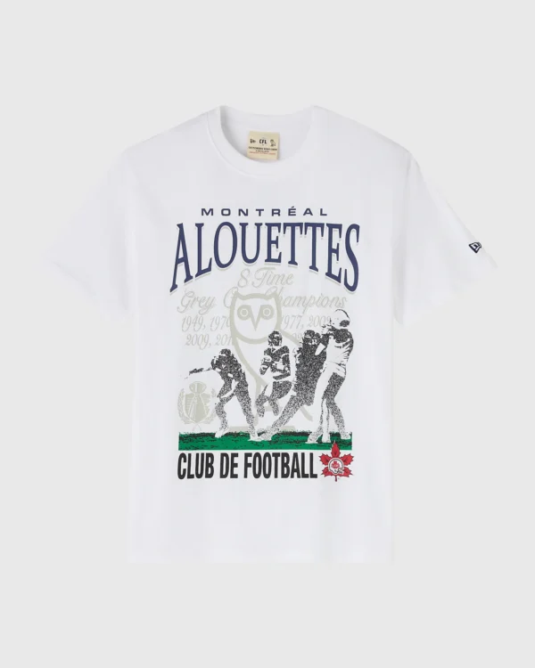 OVO NEW ERA CFL MONTREAL ALOUETTES T-SHIRT