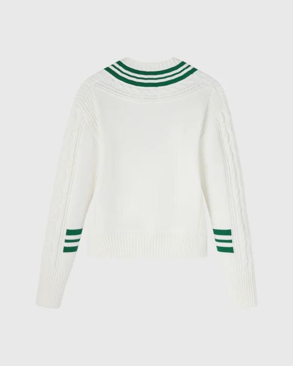 OVO ATHLETICS CLUB CABLE KNIT SWEATER