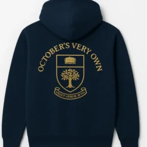 U OF T CREST OVO HOODIE NAVY