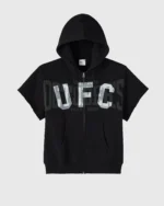UFC FULL-ZIP SHORT-SLEEVE HOODIE