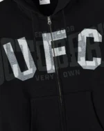 UFC FULL-ZIP SHORT-SLEEVE HOODIE