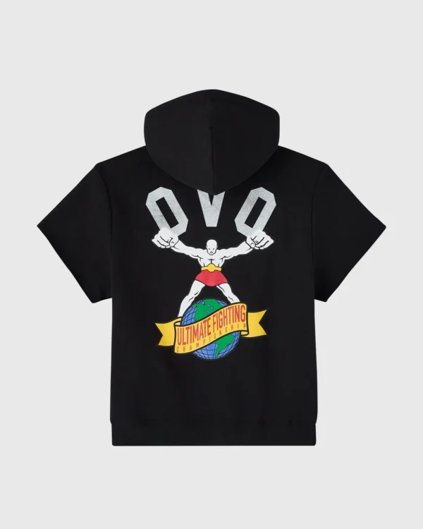 UFC FULL-ZIP SHORT-SLEEVE HOODIE
