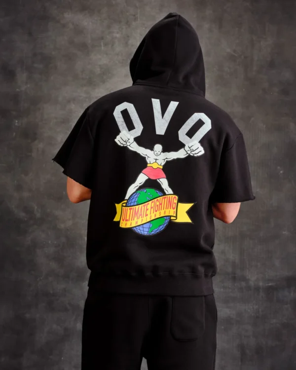 UFC FULL-ZIP SHORT-SLEEVE HOODIE