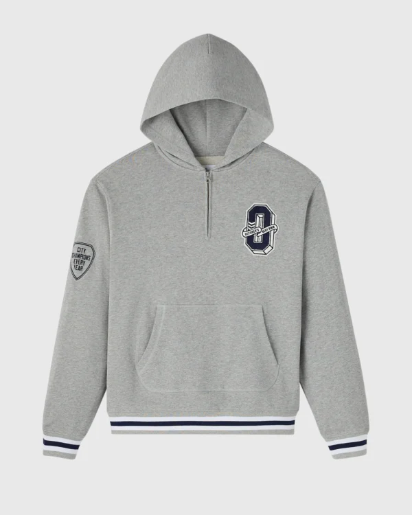 Varsity OVO Quarter-Zip Hoodie – premium October’s Very Own streetwear hoodie with varsity design