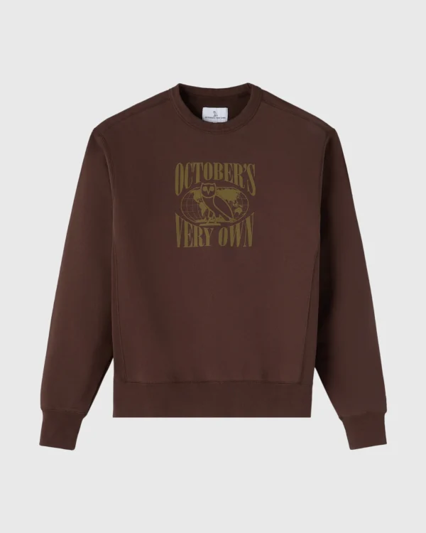 OVO Garment Dyed Crewneck – October’s Very Own Streetwear
