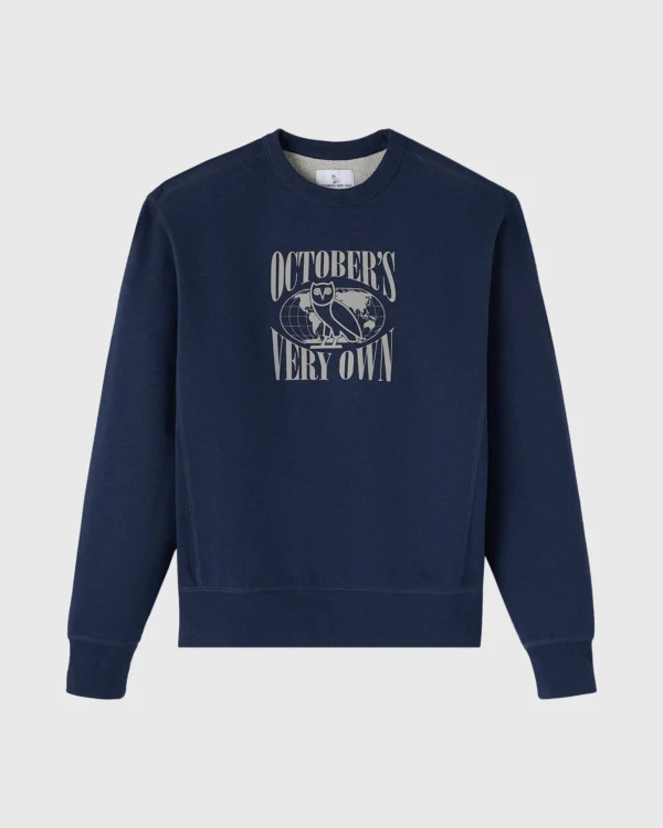 OVO Garment Dyed Crewneck – October’s Very Own Streetwear