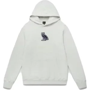 OVO Classic Grey Owl Hoodie – Authentic October’s Very Own hoodie with owl logo
